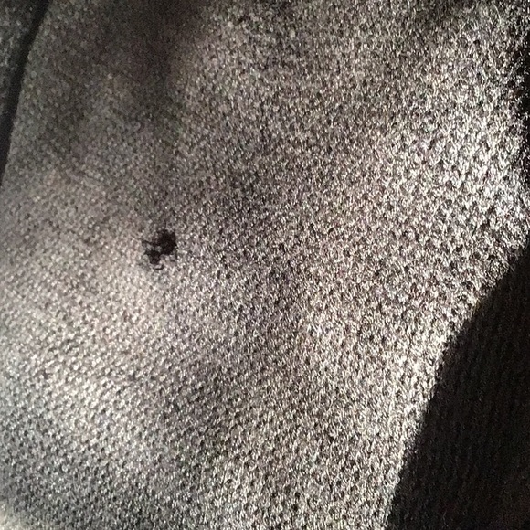 Lisa International Vintage Zip Up Sweater/Jacket/Black Knit/Faux Fur/EUC/Medium - Picture 7 of 7